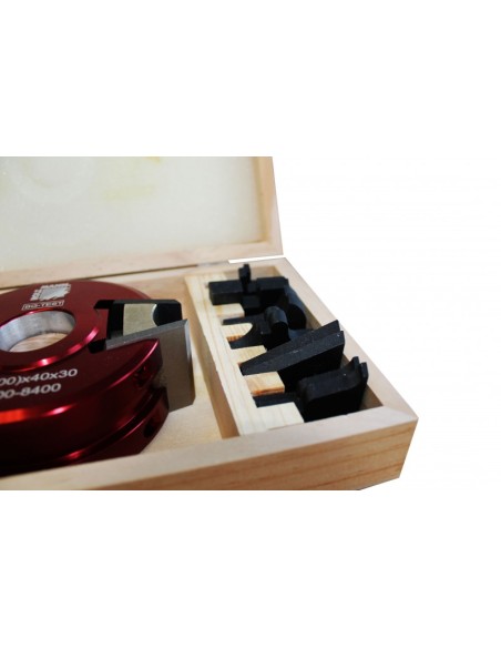 Profiliavimo frezų komplektas su keičiamais peiliais HOLZMANN UNISET 40