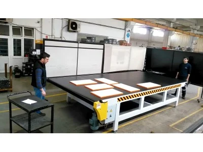 Automatinis Nesting CNC nukrovimo juostinis stalas - konvejeris BTK 2240