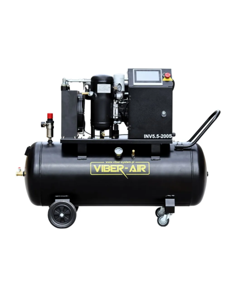 Sraigtinis oro kompresorius su dažnio keitikliu Viber-Air INV5.5-200S, 5,5 kW, 200 l, 400 V