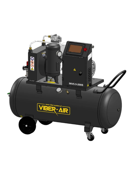 Sraigtinis oro kompresorius su dažnio keitikliu Viber-Air INV5.5-200S, 5,5 kW, 200 l, 400 V